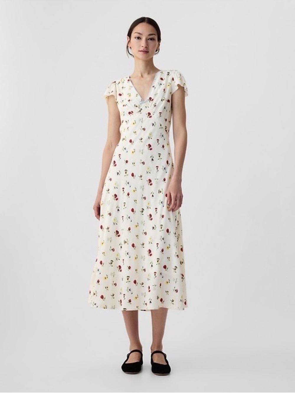 Gap x Doen Floral Midi Dress